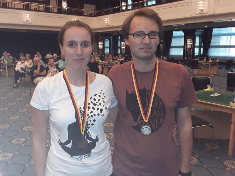 Mixed-Paar Meisterschaft: Silber geht an Marie Eggeling - Paul Grünke