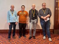 Bronze: Klaus Zeitler, Paul Orth, Joachim Parsch und Matthias Schüller