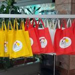 Viele bunten Taschen