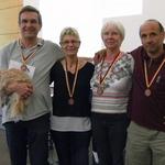 Bronze für Claudia und Ingo Lüßmann, Gisela Smykalla und Dr. Michael Schneider