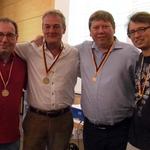 Gold für: Paul Grünke, Peter Jokisch, Udo Kasimir und Roland Rohowsky