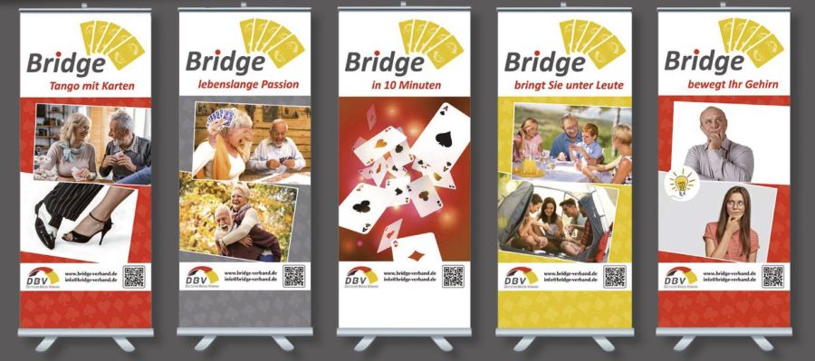 Roll-up Banner zum Thema Bridge