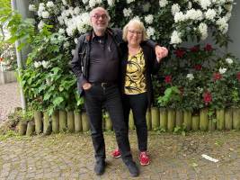 Die Sieger in der Klasse B: Alfried Bocker und Gabi Schneider