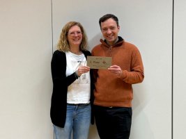 Platz 3 im Eröffnungspaarturnier: Katrin Schulte und Stefan Weber